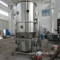 Chemical powder fluid bed top spray granulator